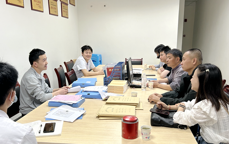 自貢市臨檢中心到我院開展血液安全技術(shù)核查工作專項檢查